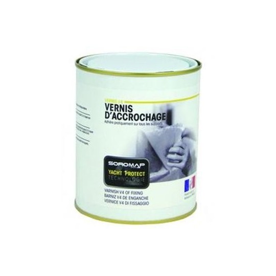 Vernis d'accrochage. Produit en vente chez Mecanic Marine, spécialiste de l'accastillage sur Sérignan.