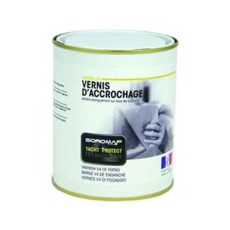 Vernis d'accrochage. Produit en vente chez Mecanic Marine, spécialiste de l'accastillage sur Sérignan.